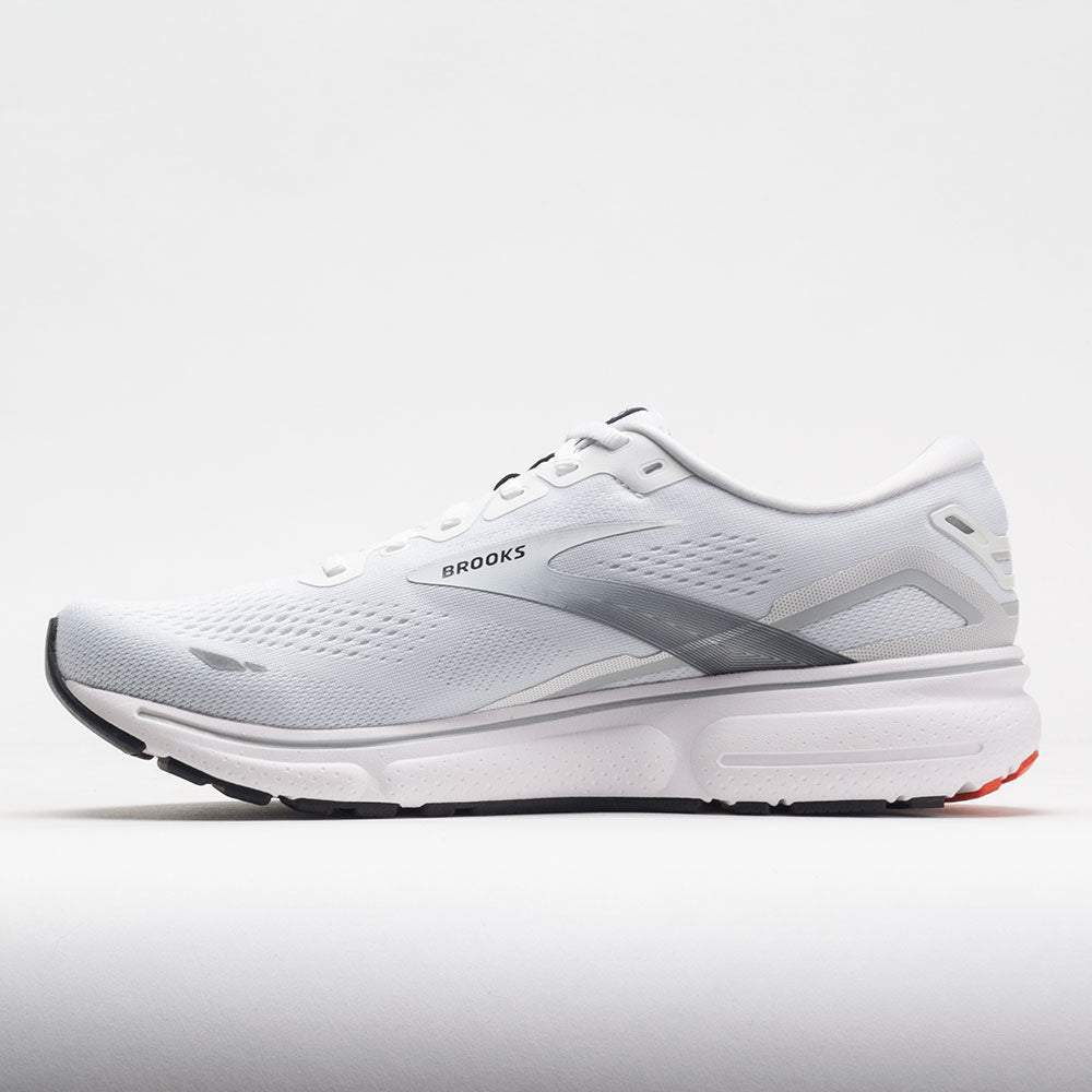 Brooks Ghost 15 Men's  White/Black/Flame