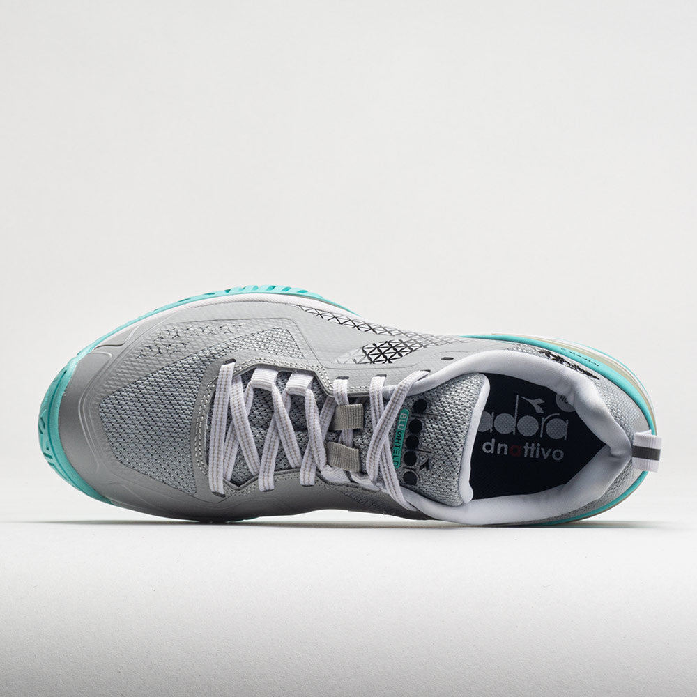 Diadora Blushield Torneo 2 AG Women's  Silver DD/Black/Aruba Blue