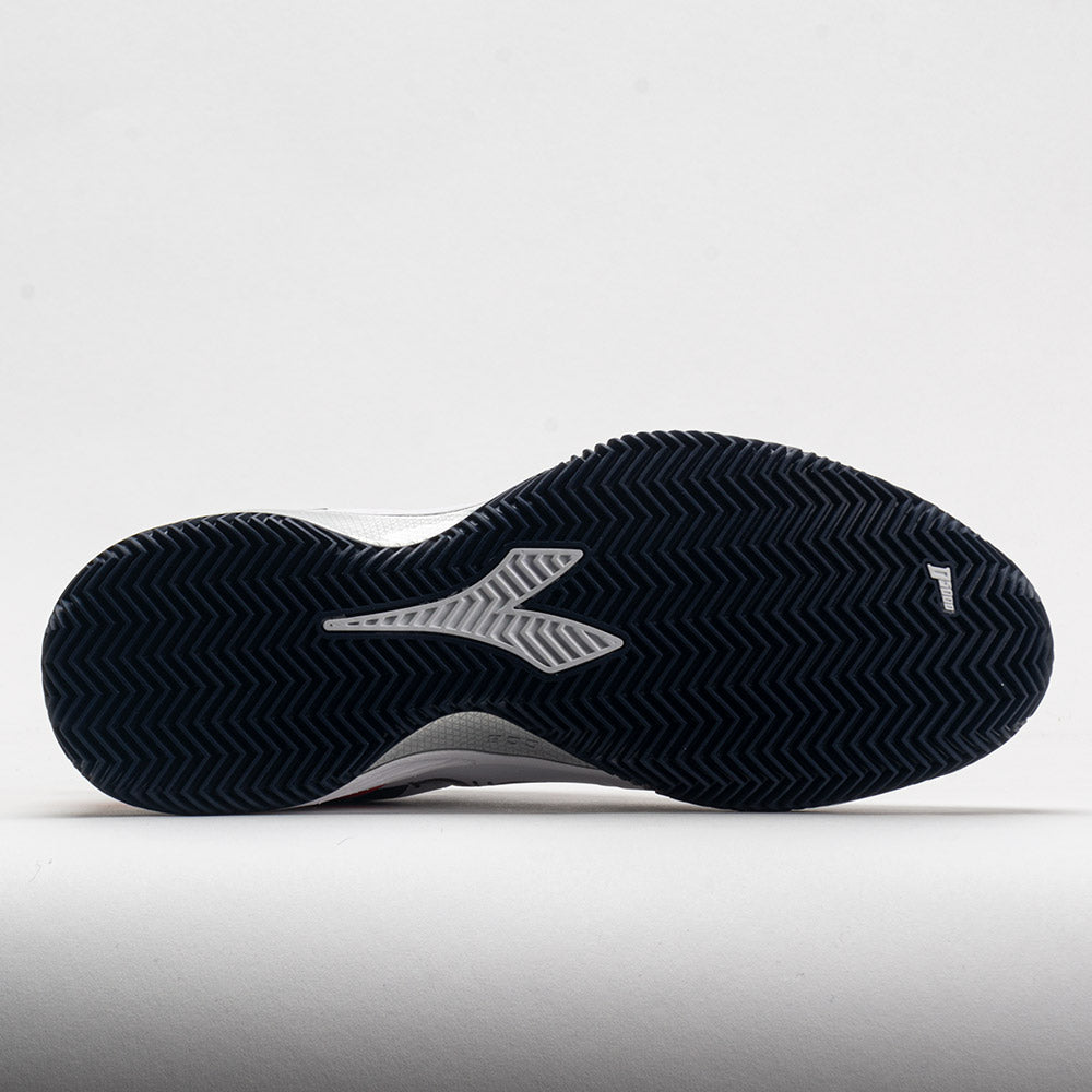 Diadora Blushield Torneo 2 Clay Men's  White/Corsair/Fiery Red