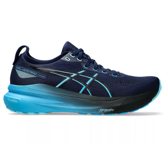 Men's Asics Gel-Kayano 31, Blue Expanse/Digital Aqua, 11 2E Wide