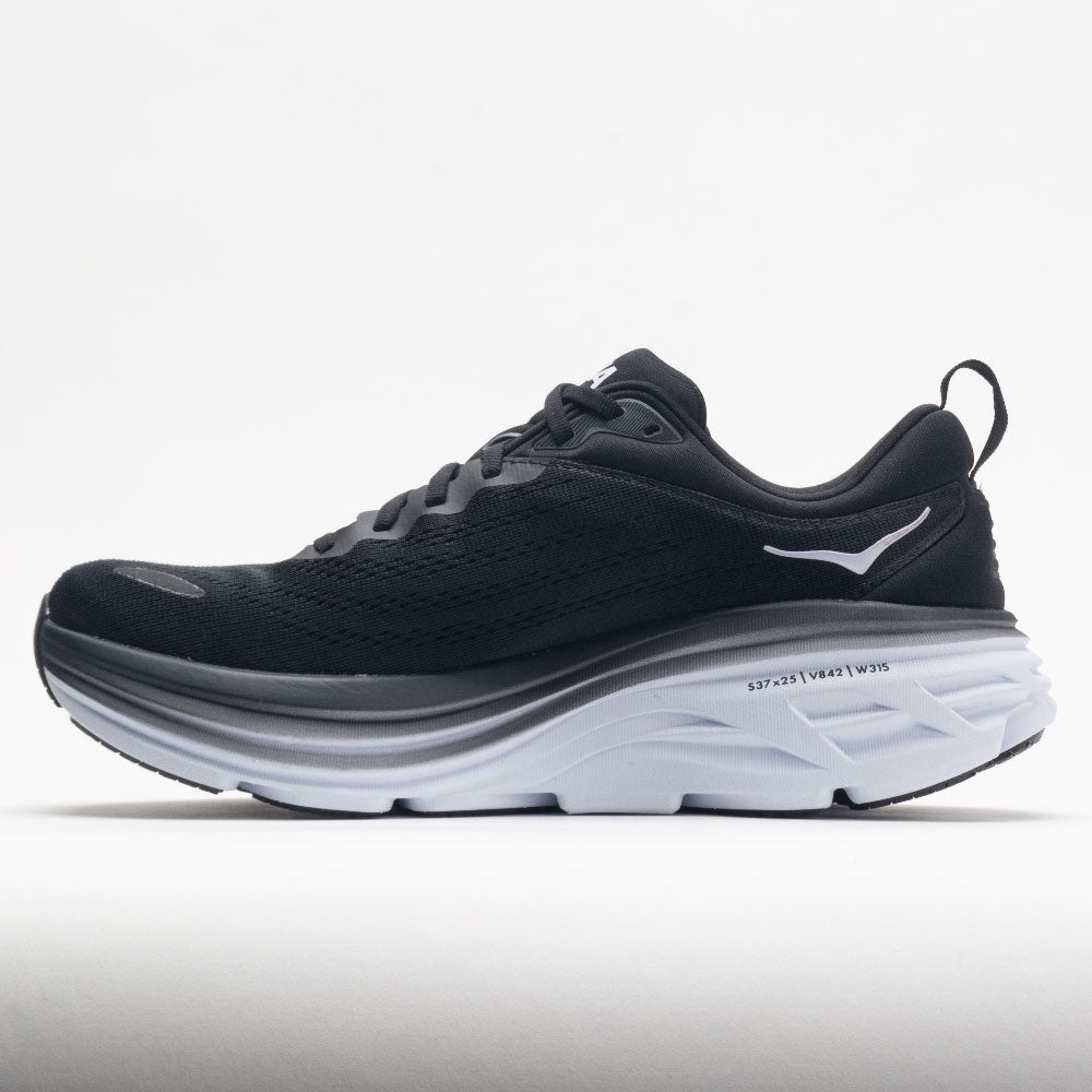 HOKA Bondi 8 Men's  Black/White