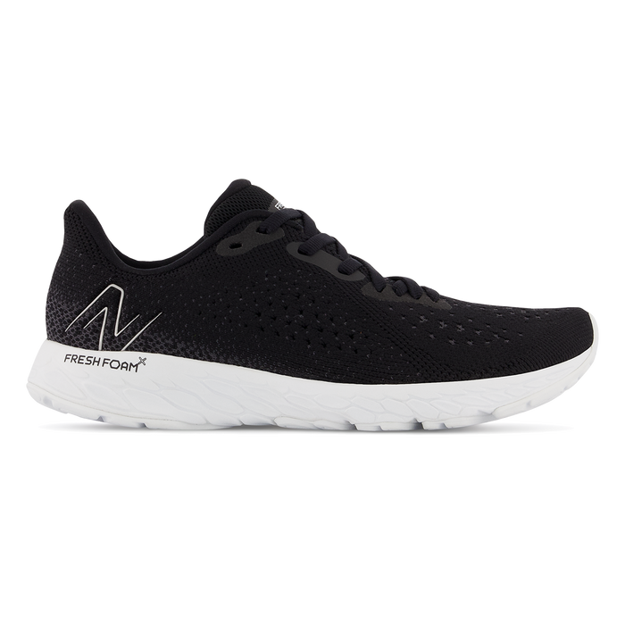 Women's New Balance Fresh Foam X Tempo v2, Black/White, 7.5 B Medium