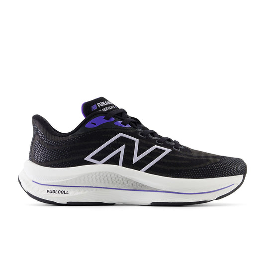 Women's New Balance FuelCell Walker Elite, Black/Electric Indigo/Grey Violet, 8.5 B Medium