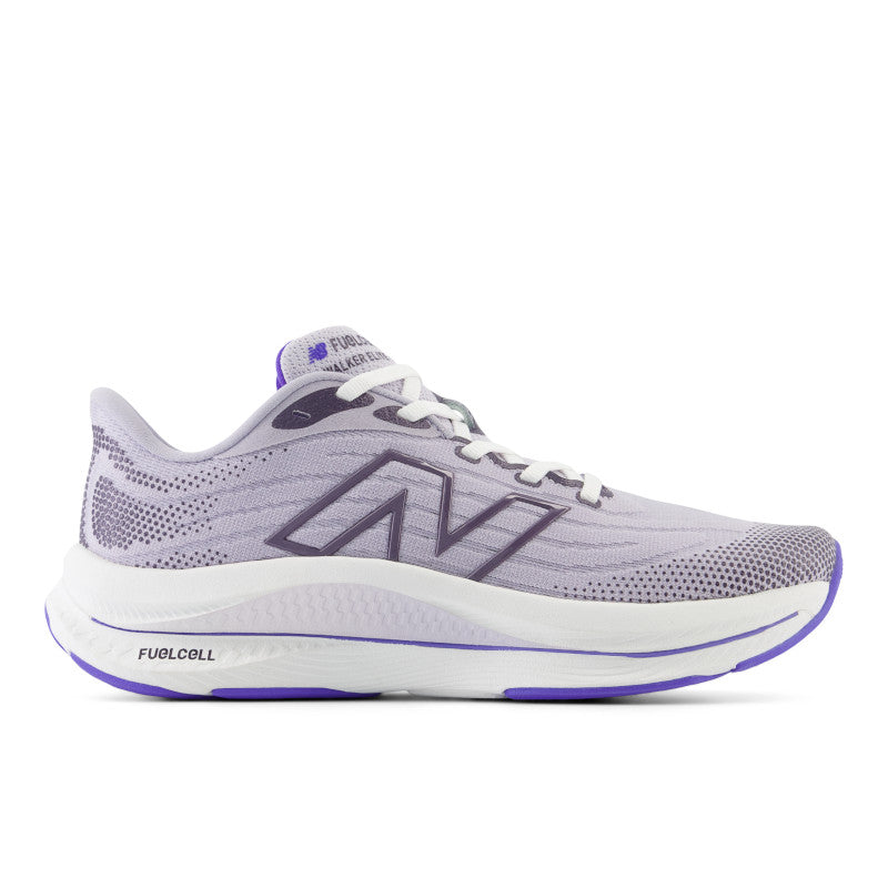 Women's New Balance FuelCell Walker Elite, Grey Violet/Electric Indigo Shadow, 10 B Medium